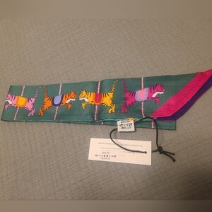 Colorful Tiger Print Scarf